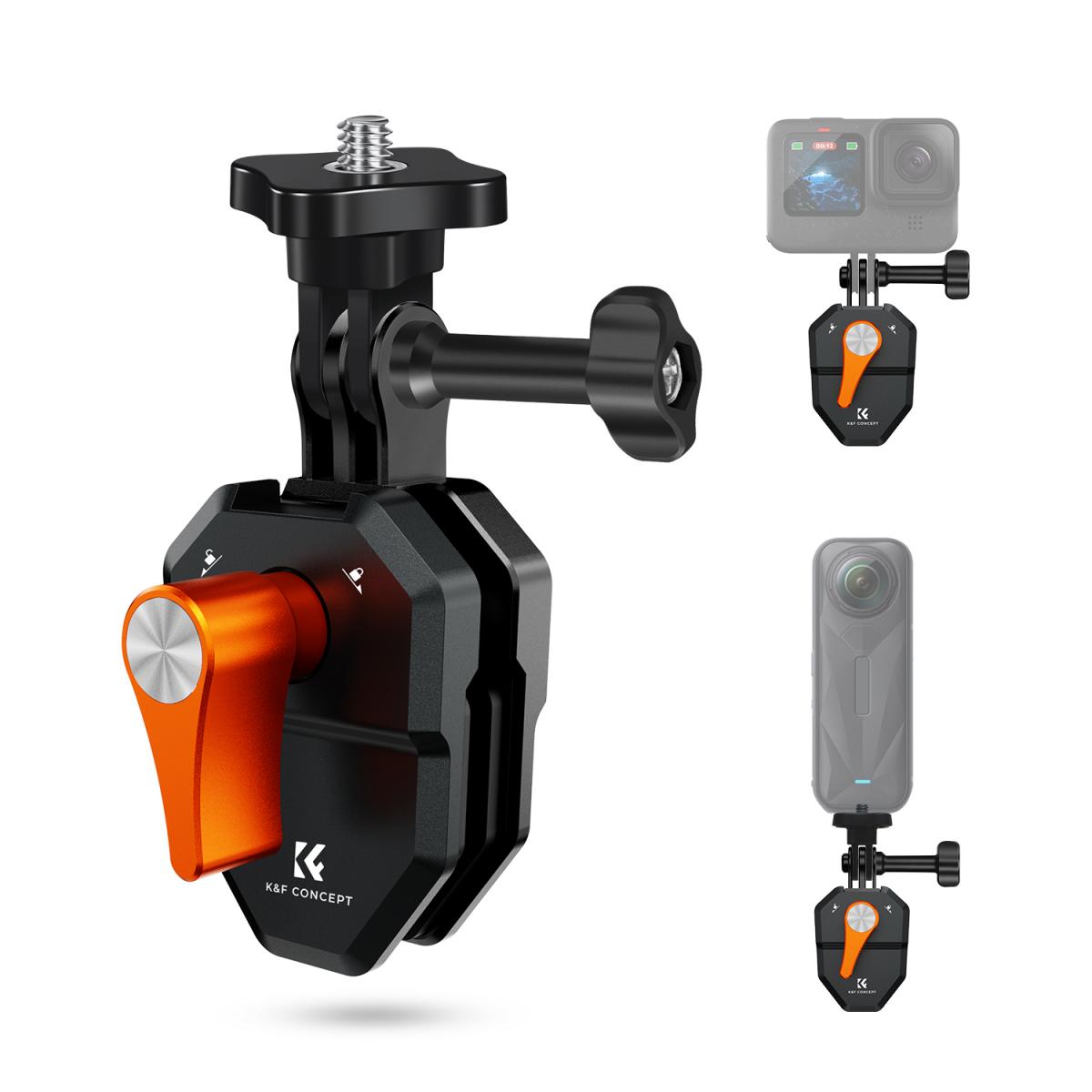 گیره نصب شیشه موتورسیکلت K&F Concept Windshield Mount Clamp for Action Camera SKU: KF31.169